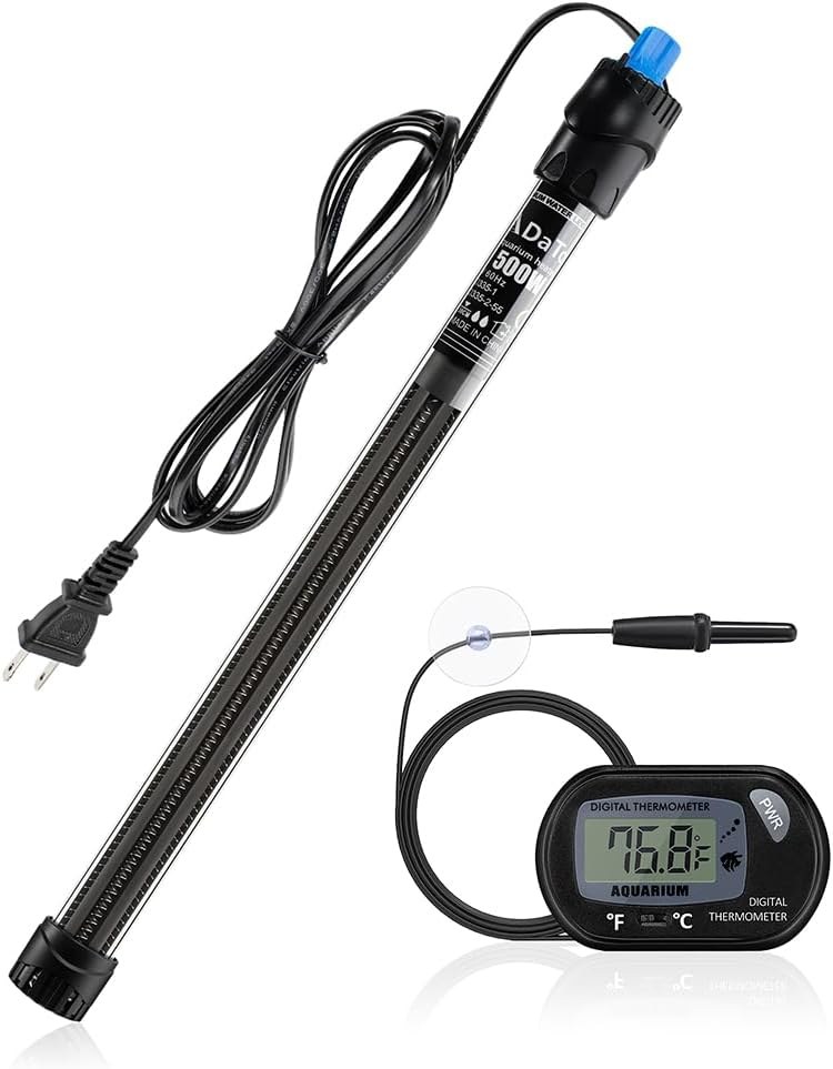 DaToo 500W Adjustable Aquarium Heater for Large Tanks