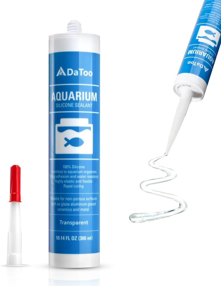 DaToo Aquarium Silicone Sealant, Clear 10.14 oz