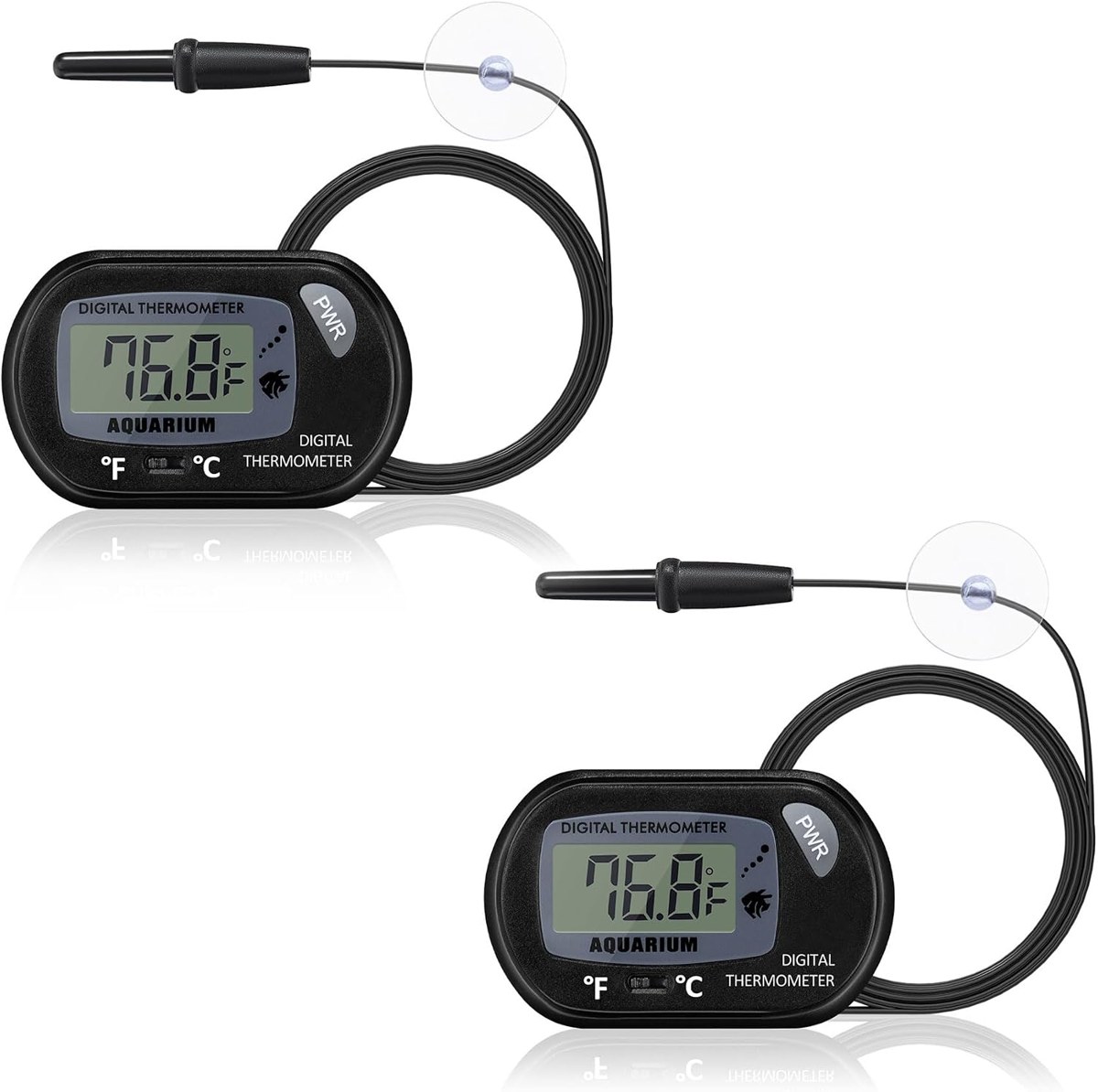 DaToo Digital Aquarium Thermometer, Large LCD