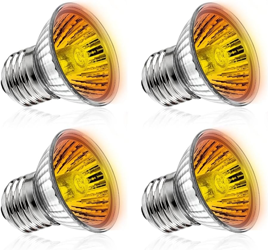 DaToo UVA UVB Heat Bulbs 50W, 4 Pack